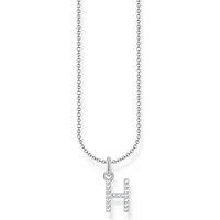 THOMAS SABO Silberkette Thomas Sabo Damen-Kette 925er Silber Zirkonia silberfarben
