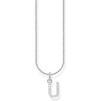 THOMAS SABO Silberkette Thomas Sabo Damen-Kette 925er Silber Zirkonia silberfarben