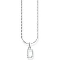 THOMAS SABO Silberkette Thomas Sabo Damen-Kette 925er Silber Zirkonia silberfarben