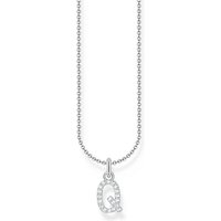 THOMAS SABO Silberkette Thomas Sabo Damen-Kette 925er Silber Zirkonia silberfarben