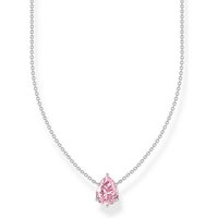THOMAS SABO Silberkette Thomas Sabo Damen-Kette 925er Silber Zirkonia silberfarben