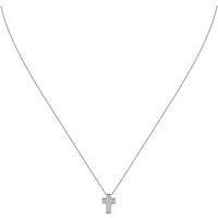 CHRIST Collier CHRIST Damen-Kette 375er Weißgold 10 Diamant goldfarben