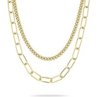 Liebeskind Berlin Edelstahlkette Halskette goldfarben
