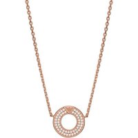 Emporio Armani Kette mit Anhänger KEY BASICS, CORE EXTENSIONS, EG3588221, mit Zirkonia (synth) goldfarben