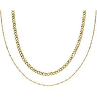 Fossil Collier Fossil Damen-Kette Edelstahl goldfarben