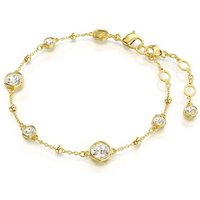Swarovski Armkette weiß