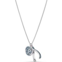 Swarovski Edelstahlkette Sand Pendant Halskette 5535712 blau