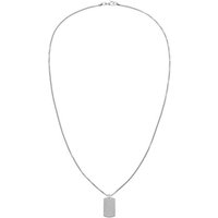Tommy Hilfiger Kette mit Anhänger Schmuck Edelstahl Halsschmuck Venezianerkette silberfarben
