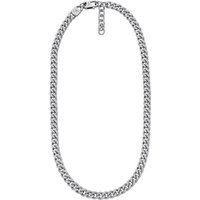 Fossil Collier Fossil Herren-Kette Edelstahl silberfarben