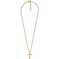 Fossil Collier Fossil Herren-Kette Edelstahl goldfarben