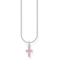 THOMAS SABO Silberkette Thomas Sabo Damen-Kette 925er Silber Zirkonia silberfarben