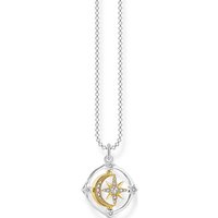 THOMAS SABO Silberkette Thomas Sabo Damen-Kette 925er Silber Zirkonia bunt