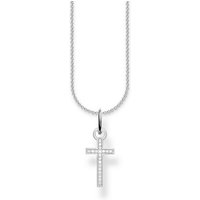 THOMAS SABO Kette mit Anhänger SCKE150301 Halskette mit Anhänger Damen Kreuz Silber