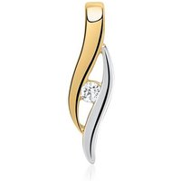 Unique Kettenanhänger Anhänger 333er Gold GP0127 silberfarben