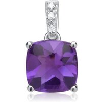 Unique Kettenanhänger Diamantanhänger 585er Gold DP0142 silberfarben