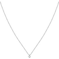 CHRIST Collier CHRIST Damen-Kette 375er Weißgold 1 Diamant goldfarben