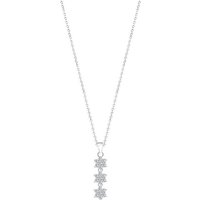 CHRIST Silberkette CHRIST Damen-Kette 925er Silber, recycelt Zirkonia silberfarben