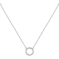 CHRIST Silberkette CHRIST Damen-Kette 925er Silber, recycelt Zirkonia silberfarben
