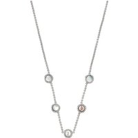 Emporio Armani Collier Emporio Armani Damen-Kette Edelstahl Perlmutt silberfarben