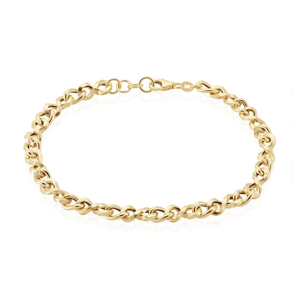 🦚 Damen Armkette Gold 585 Belle 5,50mm , Armkette ohne Stein