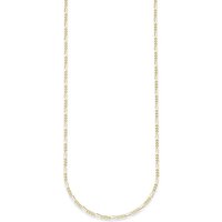 Bruno Banani Collierkettchen Schmuck Geschenk Gold 333 Halsschmuck Halskette Figarokette schmal, Made in Germany gelb|goldfarben