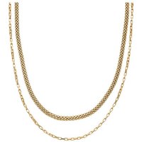 Skagen Edelstahlkette Skagen Damen-Kette Edelstahl goldfarben