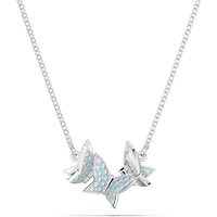 Swarovski Kette mit Anhänger 5662181 blau|silberfarben