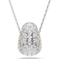 Swarovski Kristallanhänger Sublima Anhänger 5697190 Rundschliff, Weiß, Rhodiniert (1-tlg) silberfarben