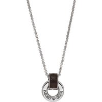 Emporio Armani Collier Emporio Armani Herren-Kette Edelstahl silberfarben
