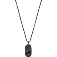 Emporio Armani Collier Emporio Armani Herren-Kette Edelstahl grau