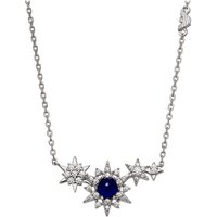 Emporio Armani Collier Emporio Armani Damen-Kette 925er Silber Glasstein silberfarben