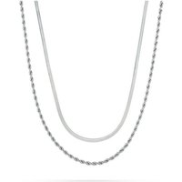 Esprit Edelstahlkette ESPRIT Damen-Kette Edelstahl silberfarben