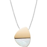 Skagen Edelstahlkette Skagen Damen-Kette Edelstahl, Edelstahl Perlmutt bunt