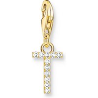THOMAS SABO Kettenanhänger Thomas Sabo Damen-Charm 925er Silber Zirkonia bunt