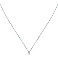 CHRIST Collier CHRIST Damen-Kette 375er Weißgold 1 Diamant goldfarben