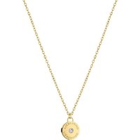 Liebeskind Berlin Edelstahlkette Liebeskind Damen-Kette Edelstahl Zirkonia goldfarben