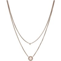 Fossil Kette mit Anhänger JF03057791 rosa|rot