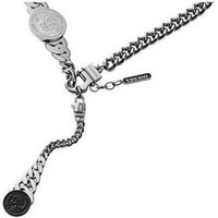 Diesel Collier DX0460040, aus Edelstahl, Panzerkette, Federverschluss, 40cm lang silberfarben