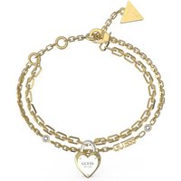 Guess Kette mit Einhänger Damen Armband JUBB04206JWYGRHS