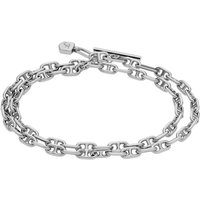 Fossil Armband Schmuck Geschenk Metall Armkette Heritage D-Link, JA7245040 silberfarben