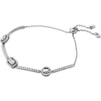 MICHAEL KORS Armband Schmuck Geschenk Silber 925 Armkette Pavé Mixed, MKC1715CZ040, mit Zirkonia (synth) silberfarben