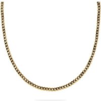 Esprit Edelstahlkette ESPRIT Damen-Kette Edelstahl gelb|goldfarben