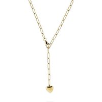 Esprit Edelstahlkette ESPRIT Damen-Kette Edelstahl gelb|goldfarben