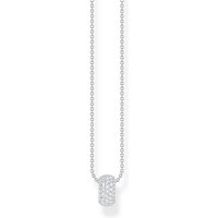 THOMAS SABO Silberkette Thomas Sabo Damen-Kette 925er Silber Zirkonia silberfarben