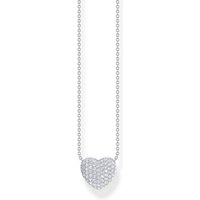 THOMAS SABO Silberkette Thomas Sabo Damen-Kette 925er Silber Zirkonia silberfarben