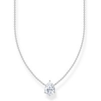 THOMAS SABO Silberkette Thomas Sabo Damen-Kette 925er Silber Zirkonia silberfarben