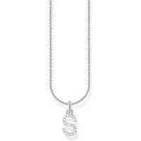 THOMAS SABO Silberkette Thomas Sabo Damen-Kette 925er Silber Zirkonia silberfarben