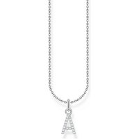 THOMAS SABO Silberkette Thomas Sabo Damen-Kette 925er Silber Zirkonia silberfarben