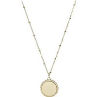 Fossil Collier Fossil Damen-Kette Edelstahl goldfarben