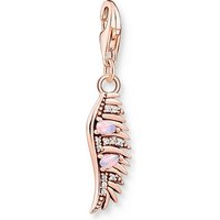 THOMAS SABO Kettenanhänger Thomas Sabo Damen-Charm 925er Silber Zirkonia rosa